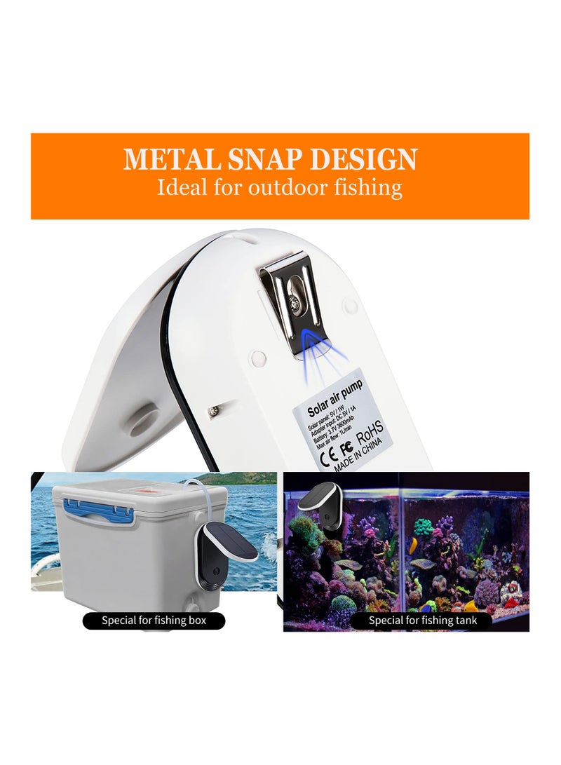 SYOSI Solar Oxygenator Air Pump for Pond, 3 Working Modes Flip Pond Oxygenator, Solar Powered Oxygen Pump,  for Outdoor Fish Ponds Solar Oxygenator, for Garden, Stock Tank Backyard, Aquarium Fish Tank - Image 3