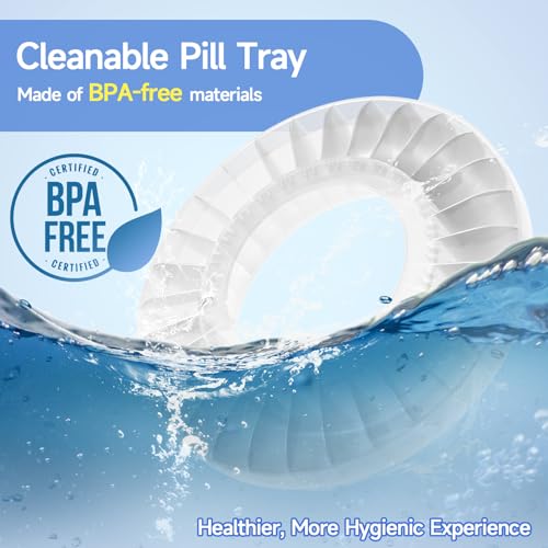 Windtrace Automatic Pill Dispenser for Elderly, Electronic Pill Organizer with Alarm & Light, 28 Day Smart Timed Medication Dispenser, Timed Pill Dispenser Machine for Prescriptions & Vitamins - Image 4
