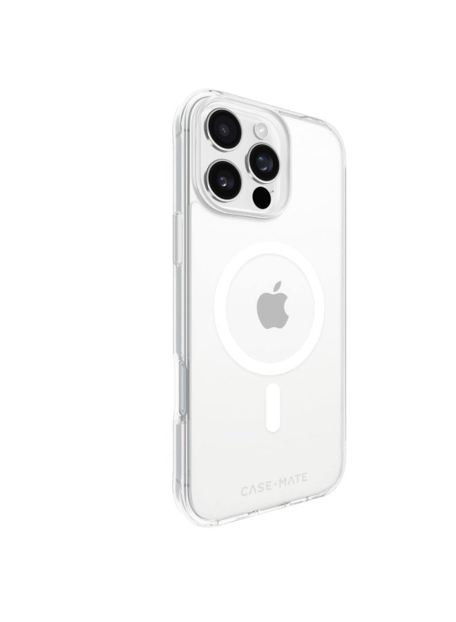 CASE-MATE Tough Case w/ Magsafe for Apple iPhone 16 Pro Max 6.9" 2024| 12-Ft Drop Protection w/ Anti-Scratch Anti Yellowing Coating, Raised Edges, Fashion Case, Wireless Charging - clear - Image 2