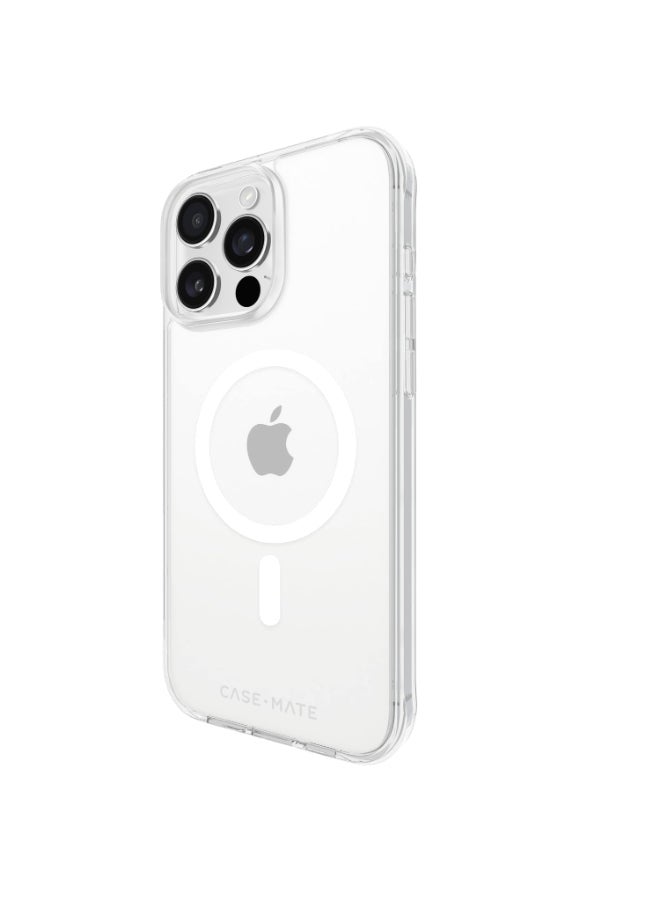 CASE-MATE Tough Case w/ Magsafe for Apple iPhone 16 Pro Max 6.9" 2024| 12-Ft Drop Protection w/ Anti-Scratch Anti Yellowing Coating, Raised Edges, Fashion Case, Wireless Charging - clear - Image 3