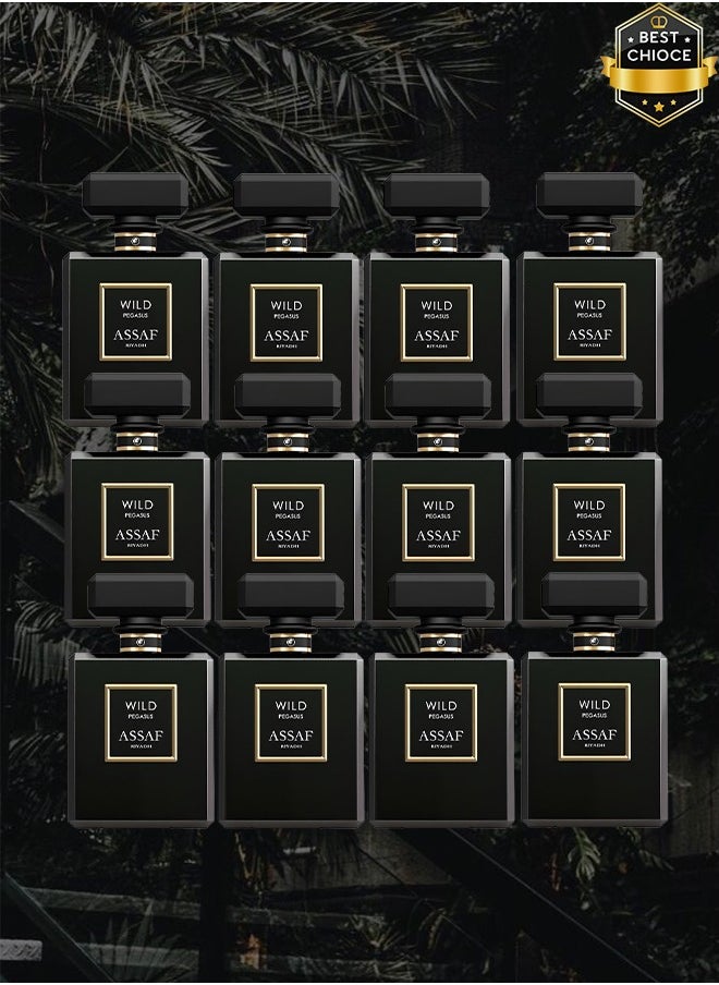 ASSAF 12 Pieces Wild Pegasus Riyadh Perfume 50ml EDP  - Image 1