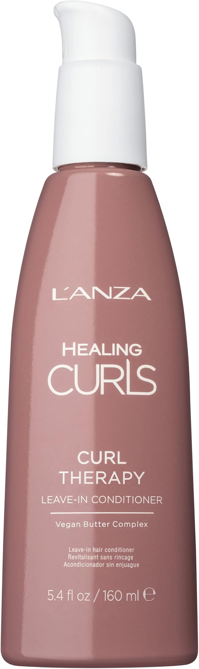 LANZA Healing Curls Curl Therapy Leave In Conditioner Leave in Conditioner for Curly Hair for Hydrating and Detangling to Prevent Breakage with Sulphate Free Paraben Free Formula 160ml - Image 1