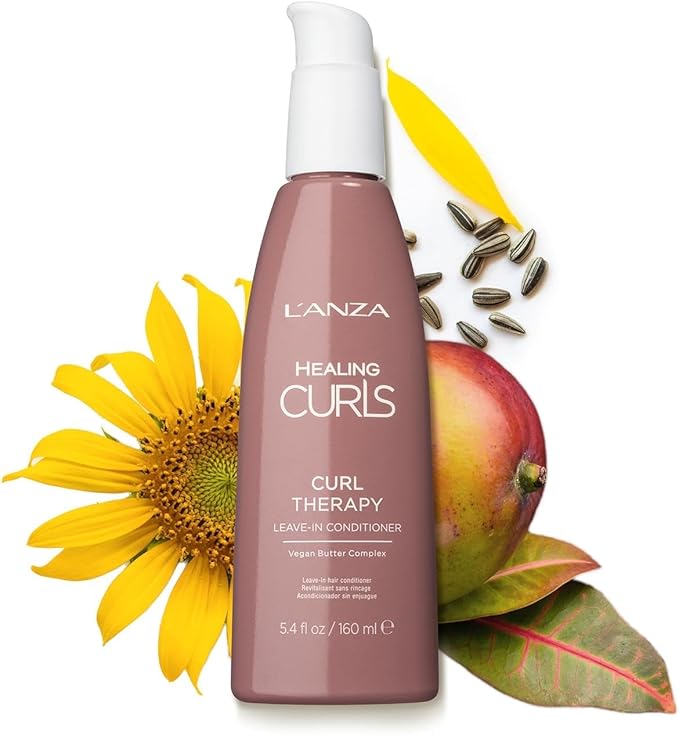 LANZA Healing Curls Curl Therapy Leave In Conditioner Leave in Conditioner for Curly Hair for Hydrating and Detangling to Prevent Breakage with Sulphate Free Paraben Free Formula 160ml - Image 3