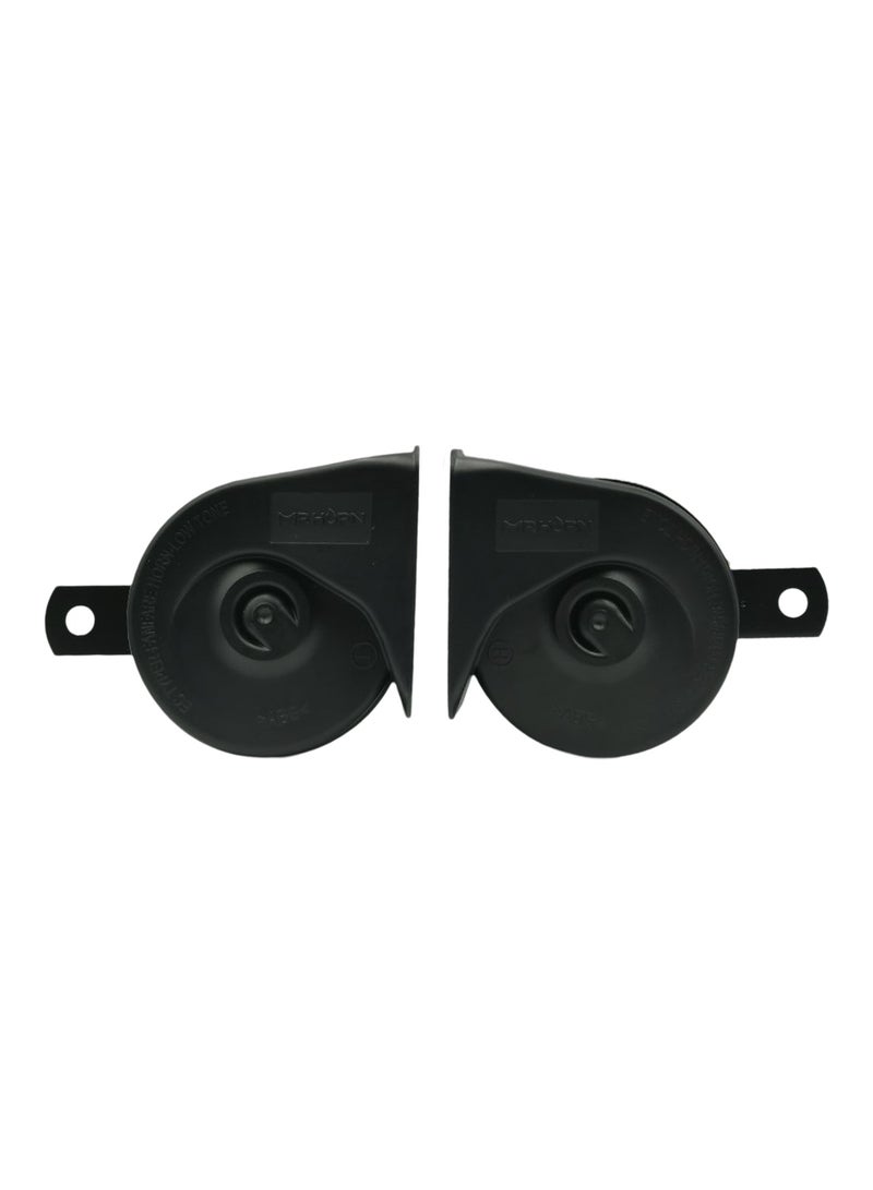 Generic 2 Piece MR HORN Snail Horn - Dual Tone 410Hz/510Hz - Compact, Full Power Car Horn for High & Low Sound - Easy Installation A058  - Image 2
