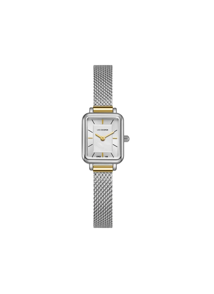 Lee Cooper Women's Analog Display Watch With Silver Mesh Strap - LC08086.320