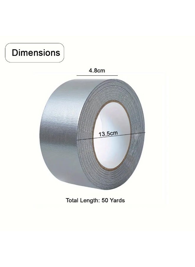Heavy Duty Duct Tape 4.8cm x 50 Yards | Waterproof Multipurpose Silver Repair Tape | Strong Adhesive for Sealing, Patching, Bundling & Reinforcing - Image 5