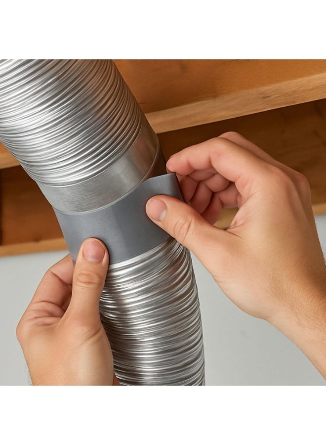 Heavy Duty Duct Tape 4.8cm x 50 Yards | Waterproof Multipurpose Silver Repair Tape | Strong Adhesive for Sealing, Patching, Bundling & Reinforcing - Image 3