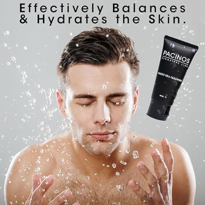 Pacinos Green Tea Cleanser - Gentle Facial Cleanser - Nourishing Antioxidant Face Wash for Balanced Skin - Image 5