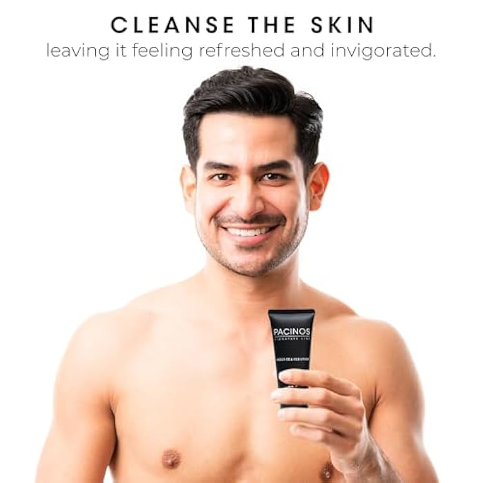 Pacinos Green Tea Cleanser - Gentle Facial Cleanser - Nourishing Antioxidant Face Wash for Balanced Skin - Image 2