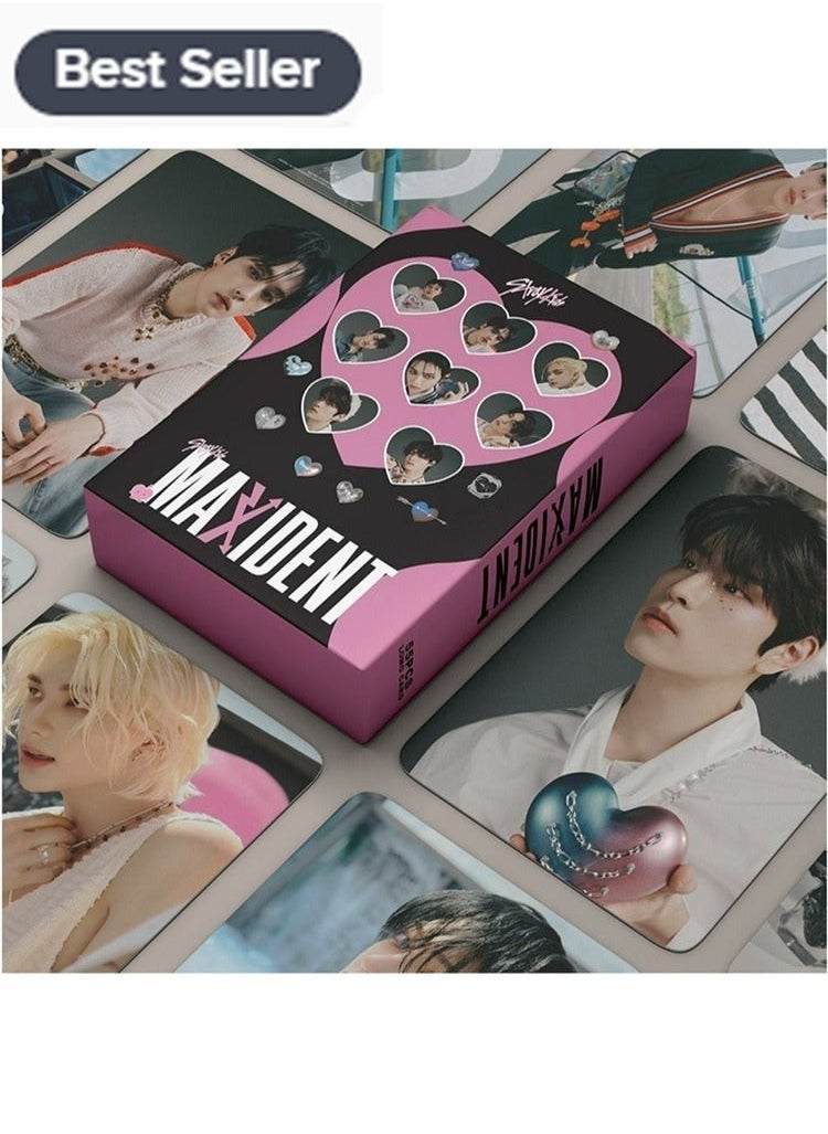 55 Pcs Stray Kids Maxident Lomo Cards - Image 1