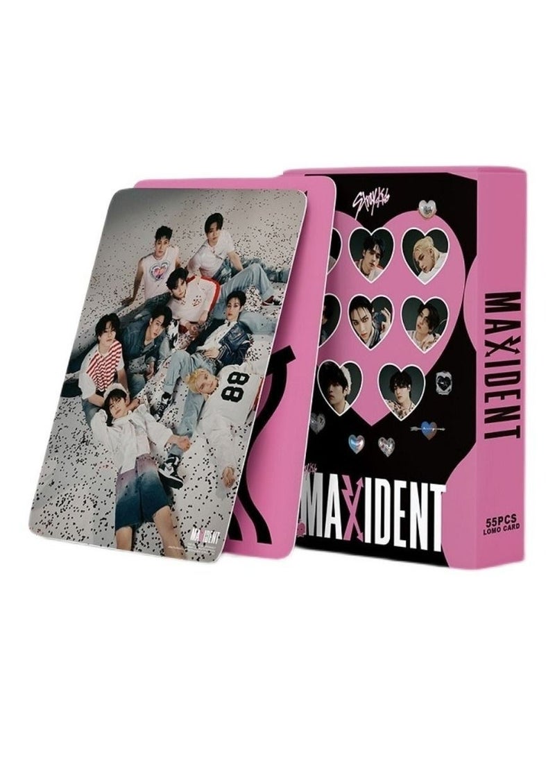 55 Pcs Stray Kids Maxident Lomo Cards - Image 3