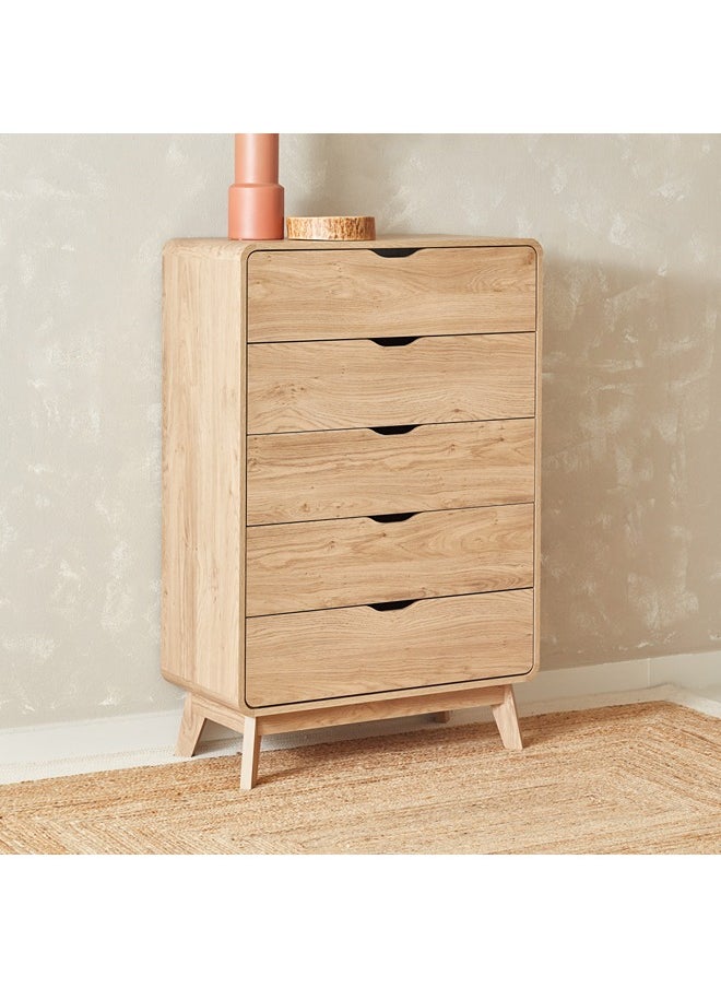 Home Box Nordica 5-Drawers Chest 121.8 x 80 x 40 cm  - Image 2