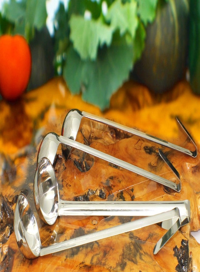 Bosrahl Stainless Steel Sauce Ladles - 2 Ounce Size with Long Handle, Set of 4 - Image 3