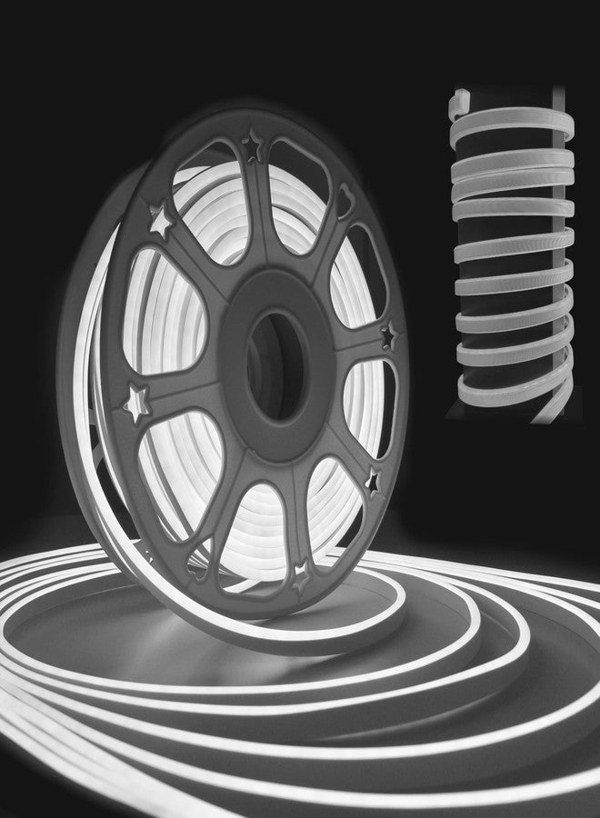 Forus 15 Meter LED Neon Strip Light - Cool White, Flexible Waterproof Cuttable Rope Lights, Indoor Outdoor Diwali Decorative Cove Lighting, Home Decor, Festival, Villa Decorations, 6-Months Warranty - Image 1