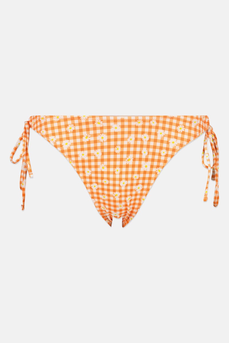 Pull & Bear Pacific Republic x Pull And Bear Women Floral Print Bikini Bottom, Multicolor - Image 1