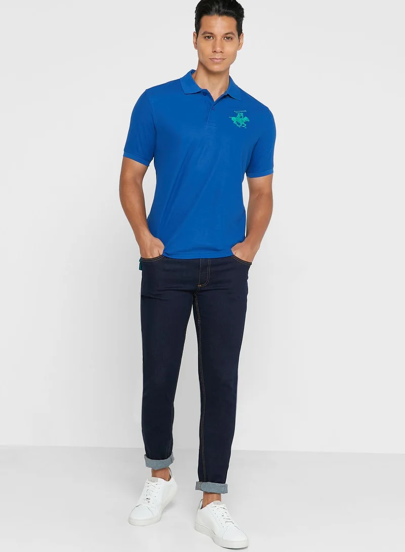 bhpoloclub Chest Logo Polo