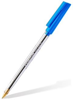 STAEDTLER STAEDTLER Medium 0.5mm 430 Stick Ballpoint Pens Writing Pen Smooth - Black, Blue & Red Ink - Pack Of 5  - Image 2
