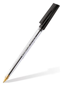 STAEDTLER STAEDTLER Medium 0.5mm 430 Stick Ballpoint Pens Writing Pen Smooth - Black, Blue & Red Ink - Pack Of 5  - Image 3
