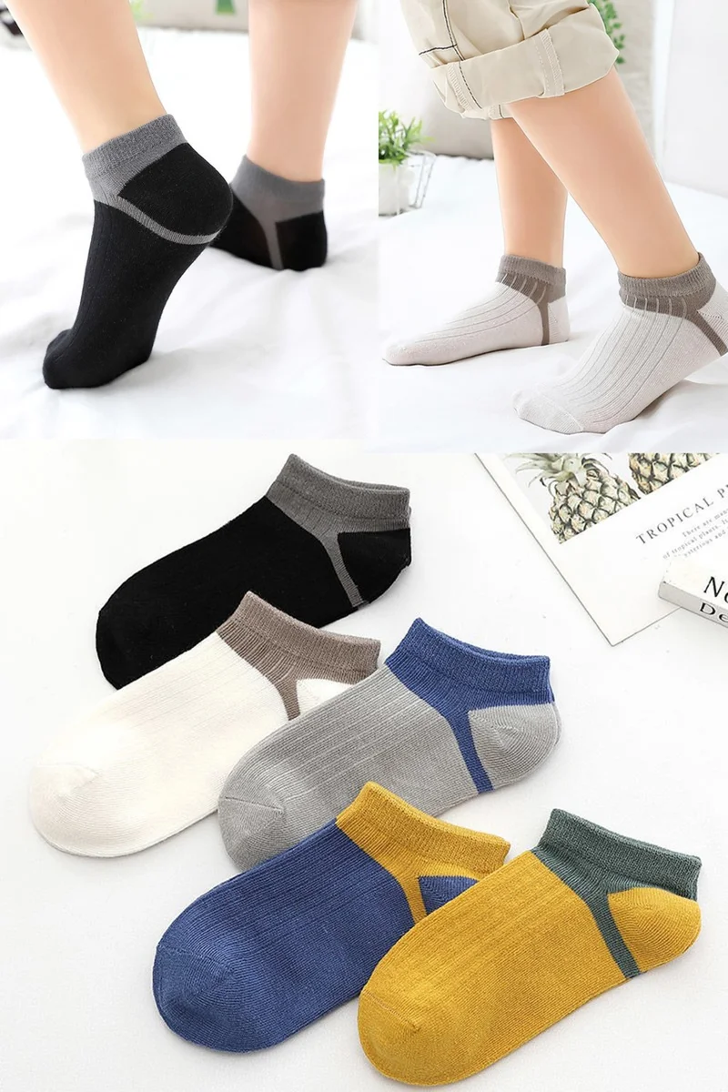 بي جي كي 5 Pairs Colorful Children's Short Socks