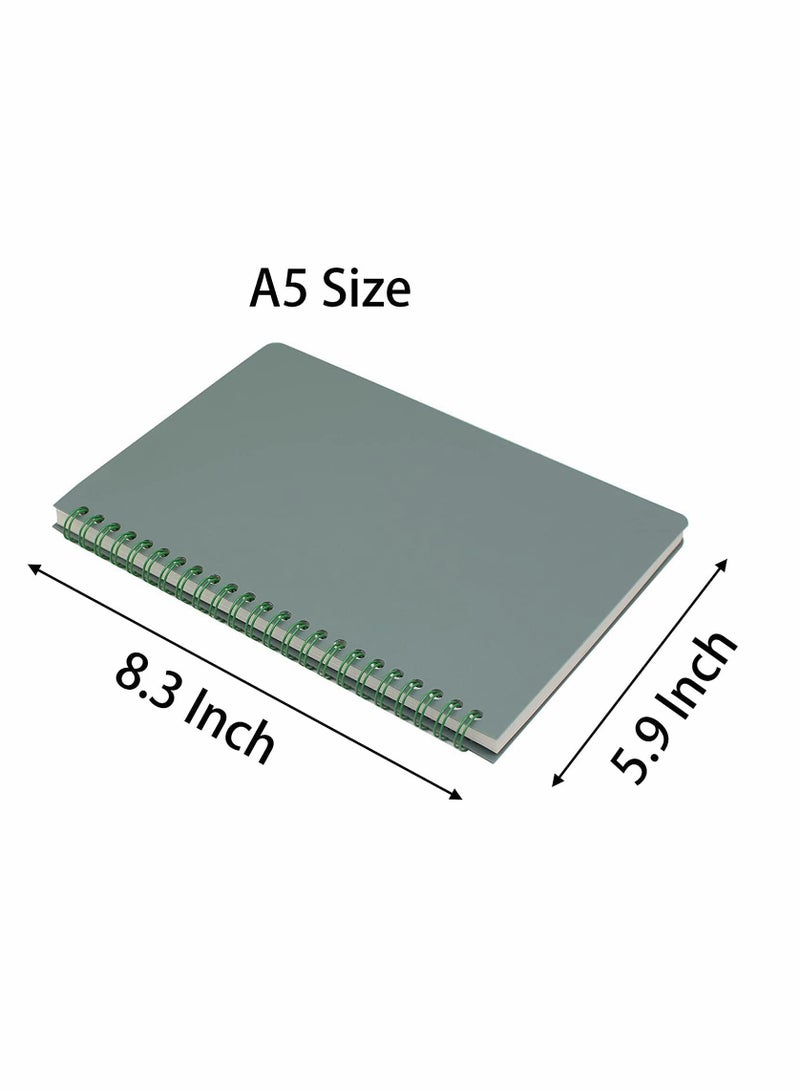 KASTWAVE Spiral Notebook Kawaii Cute Journal Note Pad Wirebound Ruled Sketch Book Notepad Diary Memo Planner Book Decomposition Notebook Spiral Bound A5 Size(8.3 5.7)  4 80 Sheets (Leaves) - Image 5