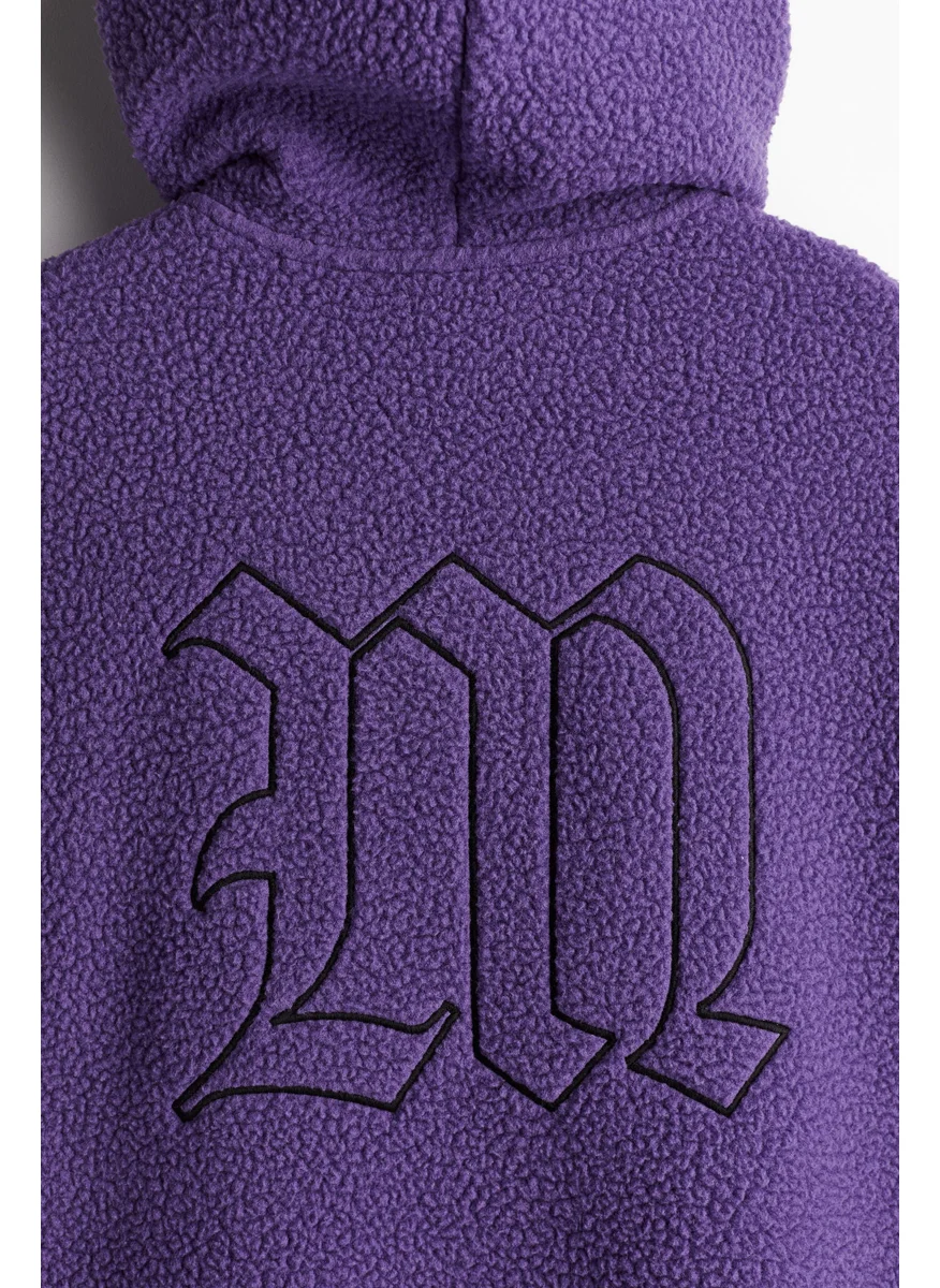 اتش اند ام Teddy Sports Zip-Through Hoodie