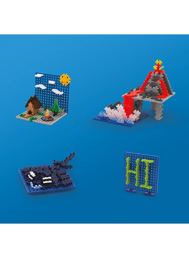 Plus-Plus Ingenious Construction Toy, Base Plate, Base Plate, Grey And Blue, 2 Pieces  - Image 3