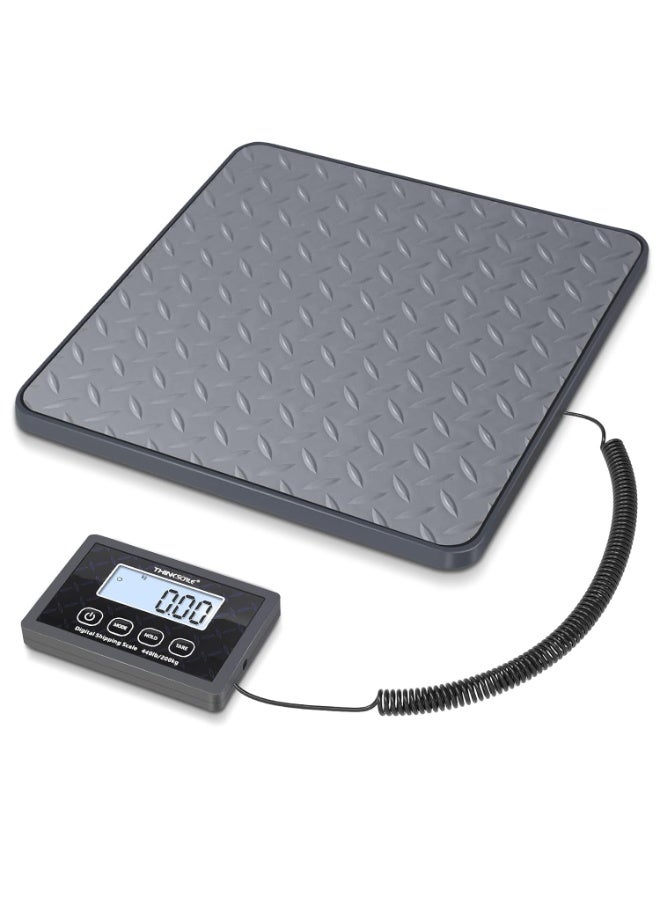 Shipping Scale, 440 lbs/1 oz Highly Accurate Postal Scale with Hold/Tare/LCD Display, Lightweight Digital Postage Scale for Packages/Luggage/Post Office/Dog, Battery & AC Adapter Included - Image 1