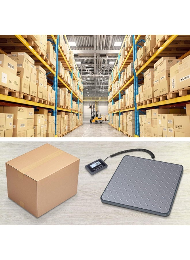 Shipping Scale, 440 lbs/1 oz Highly Accurate Postal Scale with Hold/Tare/LCD Display, Lightweight Digital Postage Scale for Packages/Luggage/Post Office/Dog, Battery & AC Adapter Included - Image 5
