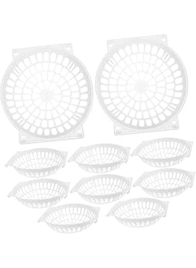 Plastic Bird Nesting Bowls Set of 10 for Pigeons and Breeding Birds Pet Supplies - Image 1