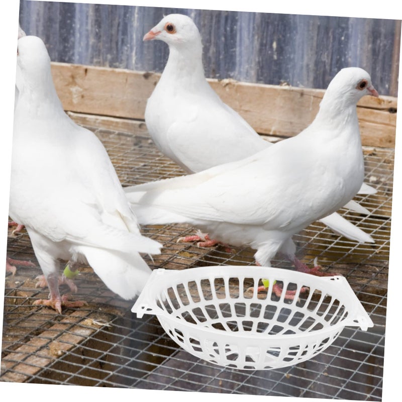 Plastic Bird Nesting Bowls Set of 10 for Pigeons and Breeding Birds Pet Supplies - Image 4
