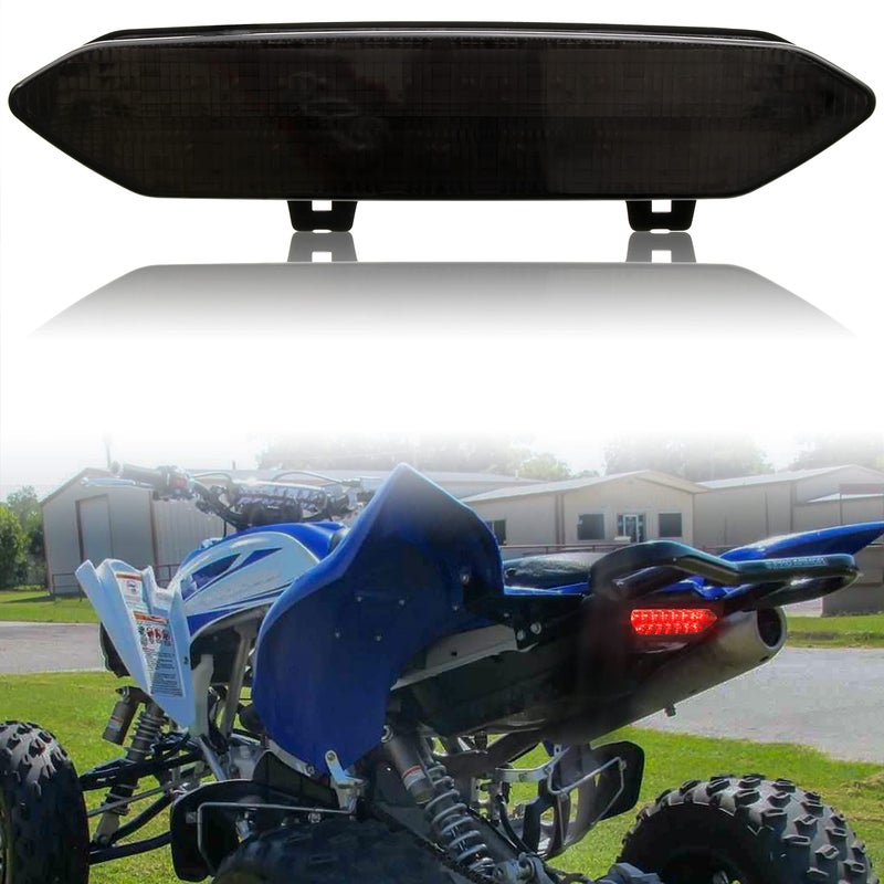 مصباح خلفي LED مدخن أسود لمكابح Yamaha Raptor 700R 700 2006-2018 YFZ450R YFZ450X YFZ 450R 450X 450 R X 2009-2018 ملحقات 1 قطعة