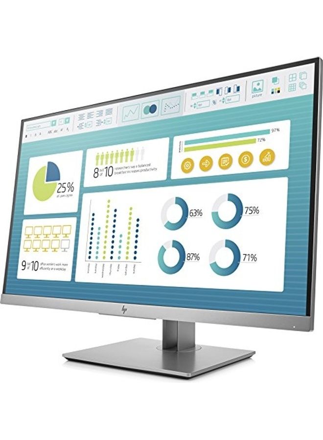 HP EliteDisplay E273 27" HD IPS Monitor Silver - Image 2
