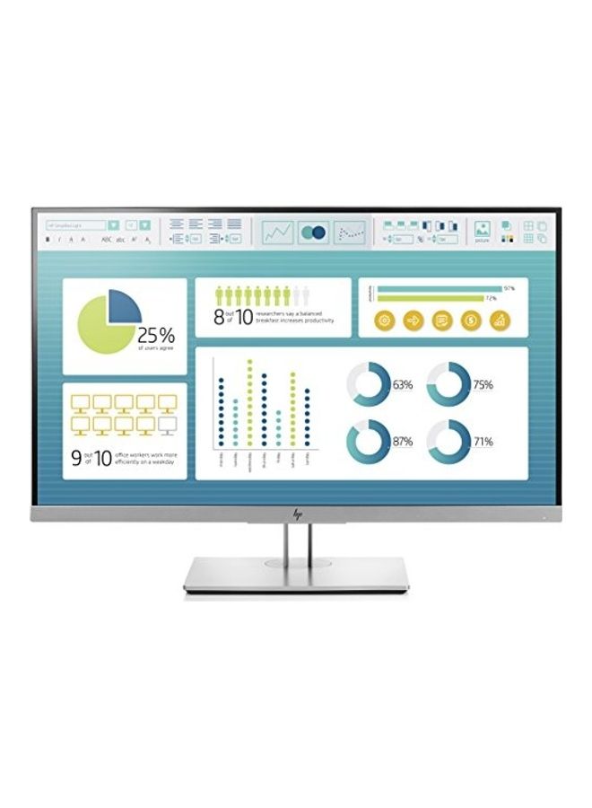 HP EliteDisplay E273 27" HD IPS Monitor Silver - Image 1
