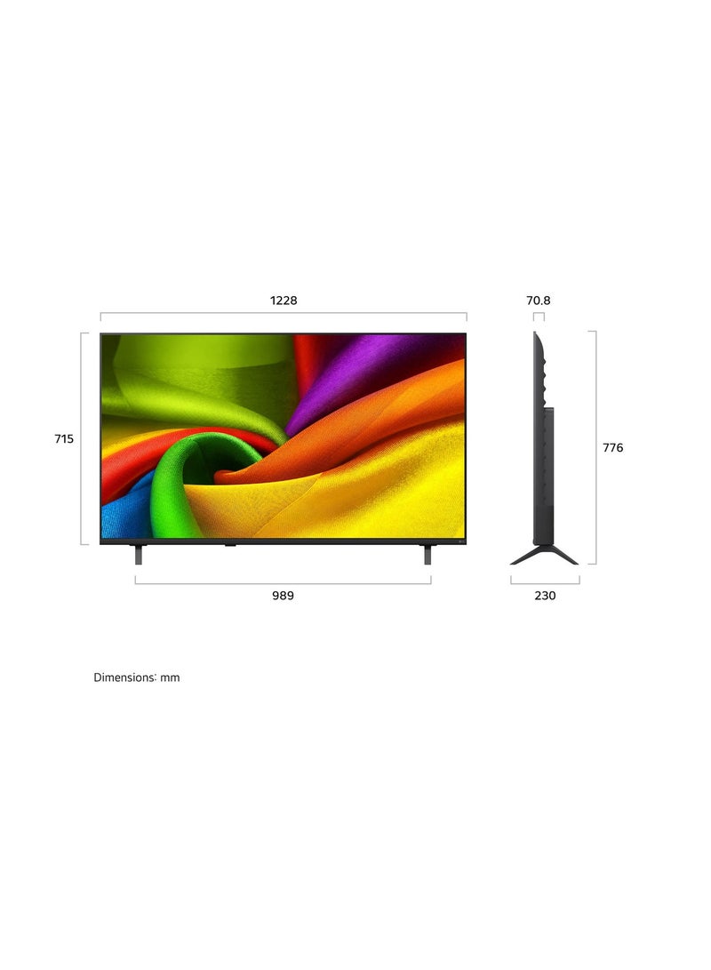 LG 75" NANO 4K UHD AI Smart TV 2026 – NanoCell | α7 AI Processor Gen9 | HDR10 Pro | webOS | AI Hub | VRR | GeForce NOW | LG Shield -75NU850B6LA 75NU850B6LA black - Image 2