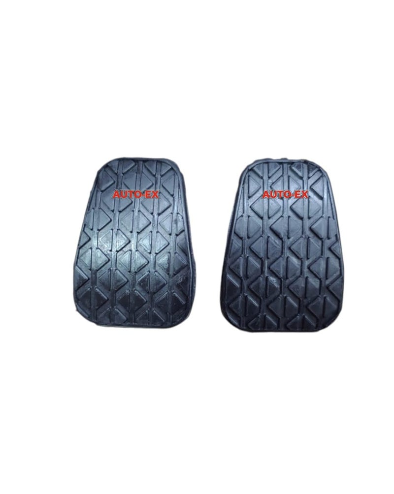 Auto-Ex Clutch Brake Paddle Rubber Cover Pedal Pad Rubber 2 Piece Compatible/Replacement For Ecosport/New Figo (Sep 2015 to 2019) / Figo Aspire/Freestyle - Image 1
