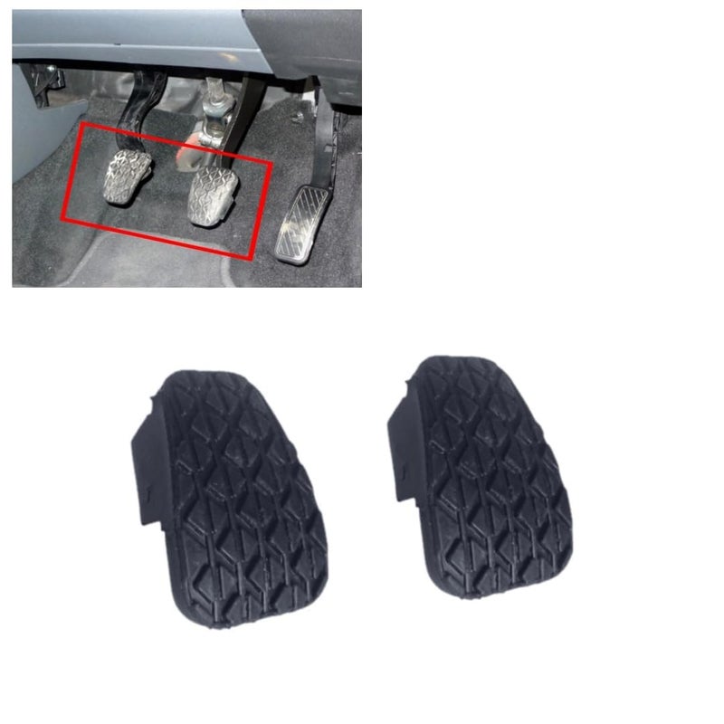 Auto-Ex Clutch Brake Paddle Rubber Cover Pedal Pad Rubber 2 Piece Compatible/Replacement For Ecosport/New Figo (Sep 2015 to 2019) / Figo Aspire/Freestyle - Image 3