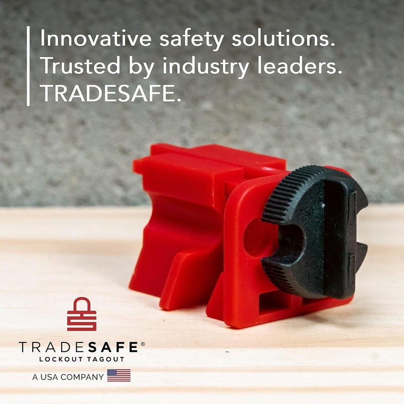 TRADESAFE Circuit Breaker Lockout Device - 10 Pack, Universal Breaker Lock Out Tag Out Device, Multi Pole Breaker Lockout, OSHA Compliant, Premium Grade - Image 5