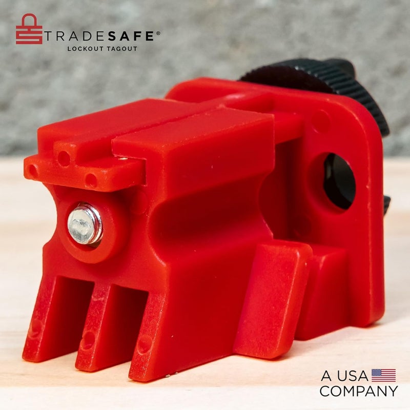 TRADESAFE Circuit Breaker Lockout Device - 10 Pack, Universal Breaker Lock Out Tag Out Device, Multi Pole Breaker Lockout, OSHA Compliant, Premium Grade - Image 3
