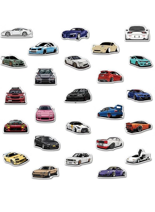 واي جيه 100 بكس ملصقات سيارات سباقات ملصقات سيارات واقية من الماء ملصقات ملصقات ملصقات ألعاب لزجاجات مياه الدراجات كمبيوتر محمول تبريد كأس أمتعة هاتف محمول لوحة تزلج - Image 4