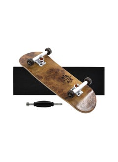 Teak Tuning Teak Tuning 32mm Pro Fingerboard Complete - Fully Assembled with Pro Level Components - Pro Shaped Wooden Deck (32x97mm), UltraSpin Bearing Wheels, Prodigy Gen2 Trucks - Toasted Smores  - Image 3