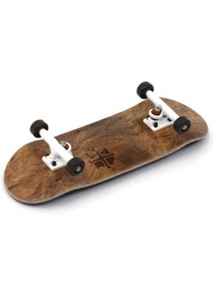 Teak Tuning Teak Tuning 32mm Pro Fingerboard Complete - Fully Assembled with Pro Level Components - Pro Shaped Wooden Deck (32x97mm), UltraSpin Bearing Wheels, Prodigy Gen2 Trucks - Toasted Smores  - Image 2