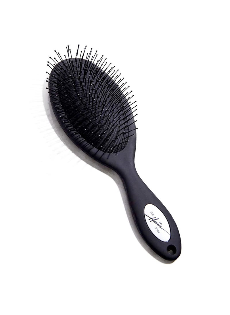 The Hair Shop - Detangling Brush Safe for Hair Extensions by The Hair Shop 909 Ergonomic Detangler Brush for Dry or Wet Hair Combs Glides Thru Natural Curly For Men  Women - Image 1