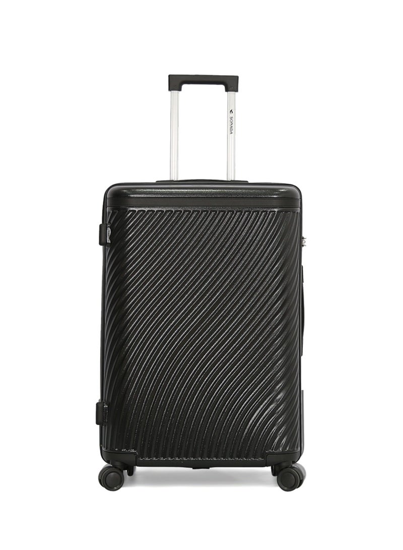 Sonada Hardshell Luggage Trolley Bag 3 pcs Set,Black - Image 2