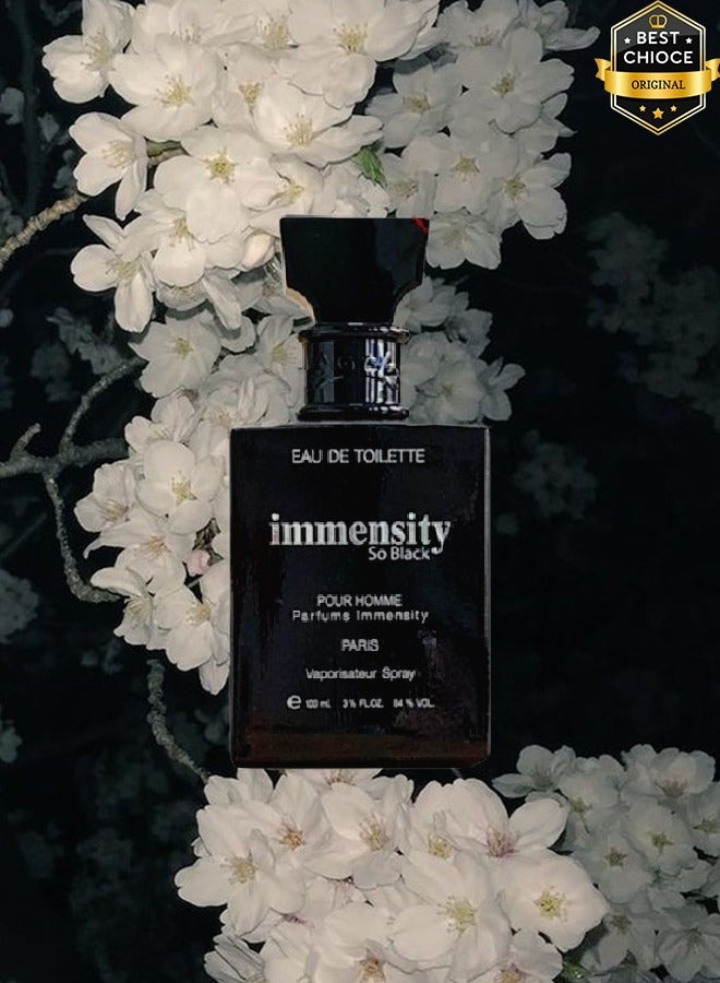 إمنسيتي عطر سو بلاك باريس للرجال 100 مل - Image 2