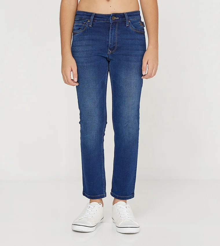 Beverly Hills Polo Club Faded Straight Fit Jeans