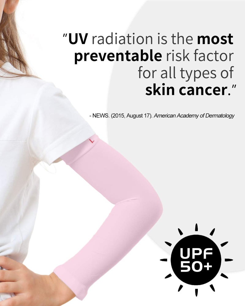 Newbyinn Arm Sleeves for Kids, Toddlers 1 Pair/ 3 Pairs, Warmer Gloves UPF 50 UV Sun Protection Sleeves to Cover Arms - Image 2