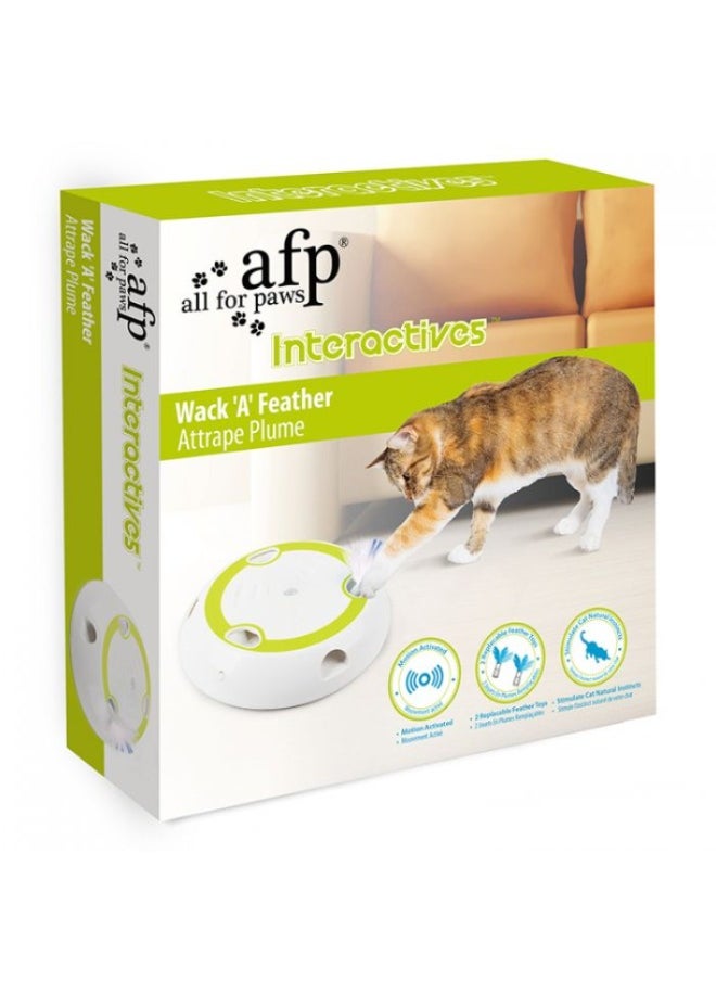 all for paws Interactive Cat Wack Feather  - Image 1