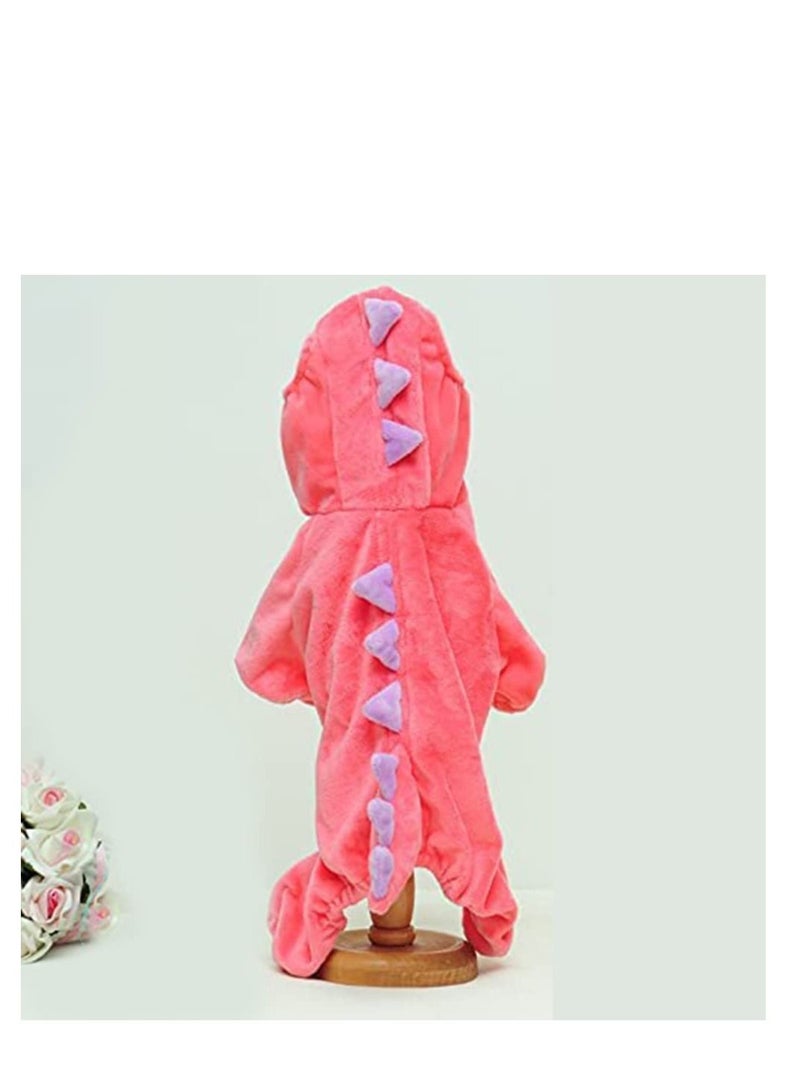 SYOSI Dog Cat Dinosaur Costumes Pet Costume Pet Halloween Cosplay Dress Funny Dinosaur Costume Pet Dinosaur Hoodie for Small Dogs - Image 3