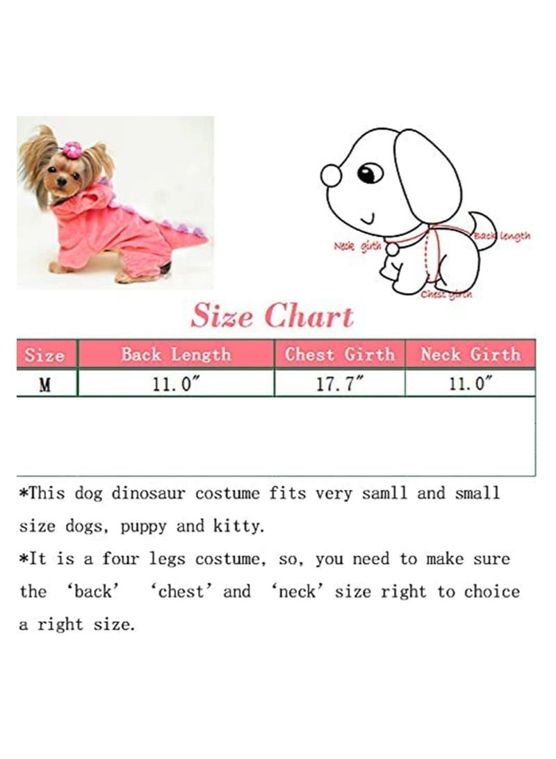 SYOSI Dog Cat Dinosaur Costumes Pet Costume Pet Halloween Cosplay Dress Funny Dinosaur Costume Pet Dinosaur Hoodie for Small Dogs - Image 2