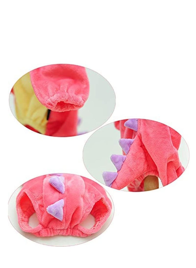 SYOSI Dog Cat Dinosaur Costumes Pet Costume Pet Halloween Cosplay Dress Funny Dinosaur Costume Pet Dinosaur Hoodie for Small Dogs - Image 5